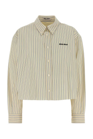 Embroidered poplin shirt MIU MIU (MK1659SOOO180U)