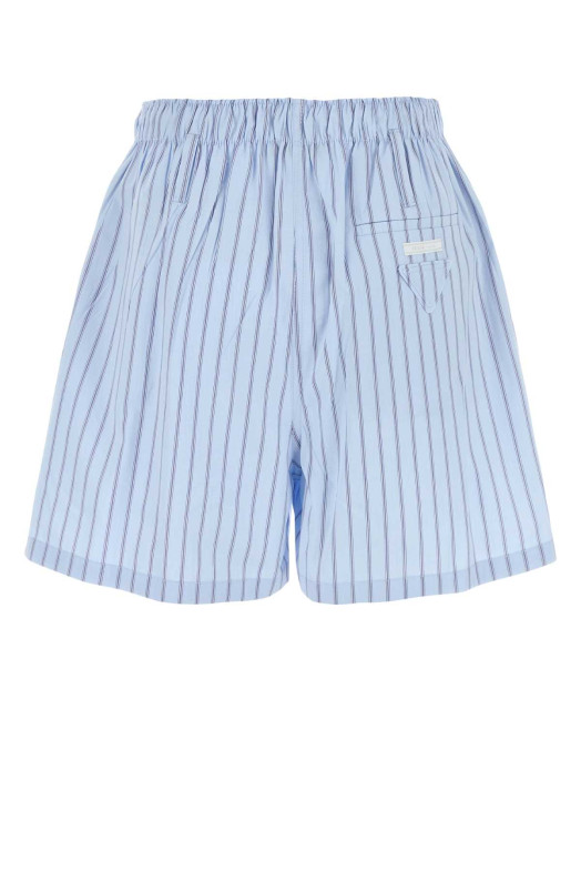 Шорти з вишивкою з попліну PRADA (P252JSOOO17FL)