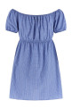 Check dress BLUE