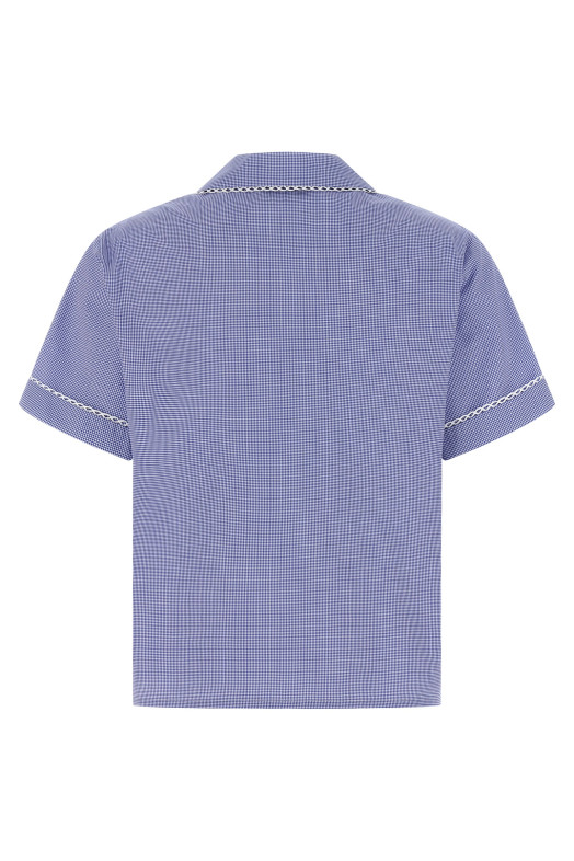 Micro vichy shirt Blue