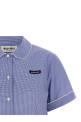 Micro vichy shirt Blue