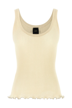 'Mulinello' top Beige