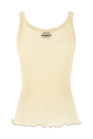 'Mulinello' top Beige