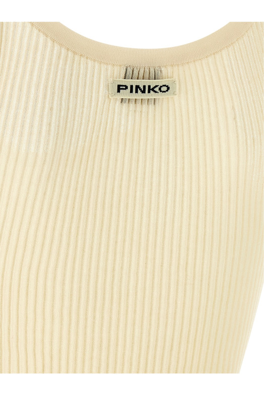 'Mulinello' top Beige