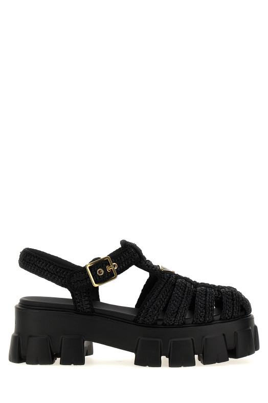 'Monolith' sandals Black