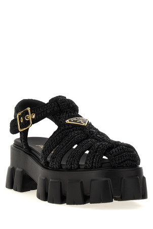 'Monolith' sandals Black