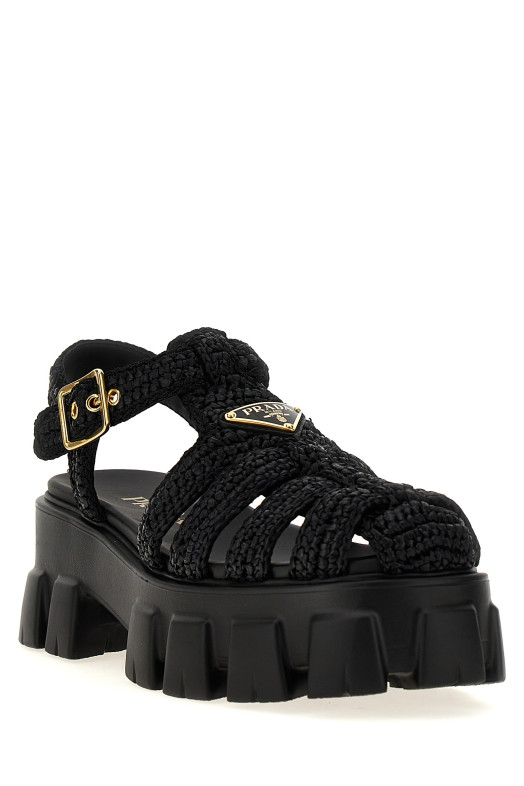 'Monolith' sandals Black