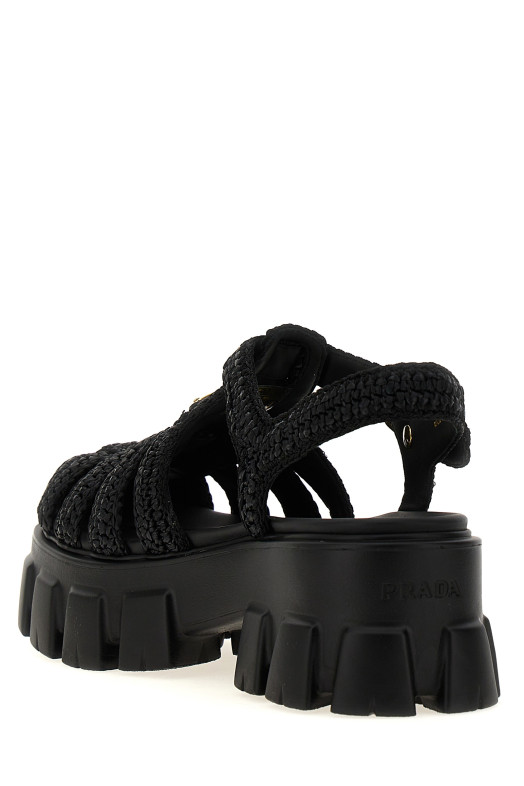 'Monolith' sandals Black