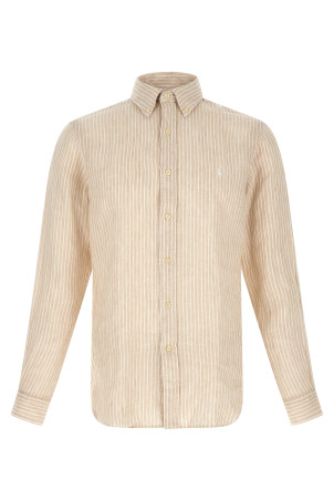 Striped shirt Beige