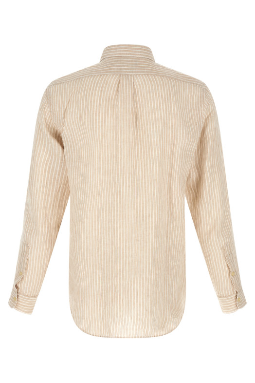Рубашка в полоску, бежевая POLO RALPH LAUREN 710B15594006