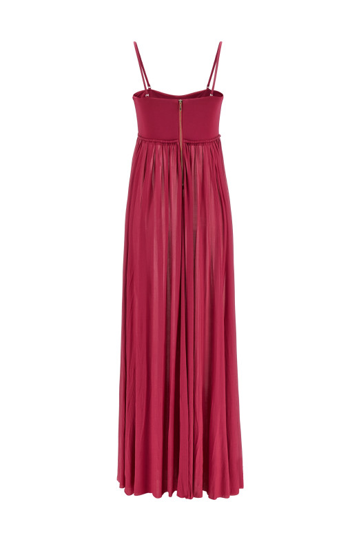 Платье «Luna» цвета фуксии 8475DS261FUS