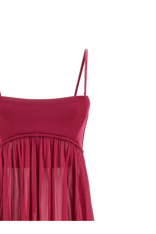 Платье «Luna» цвета фуксии 8475DS261FUS