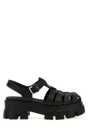 'Cage monolith' sandals Black