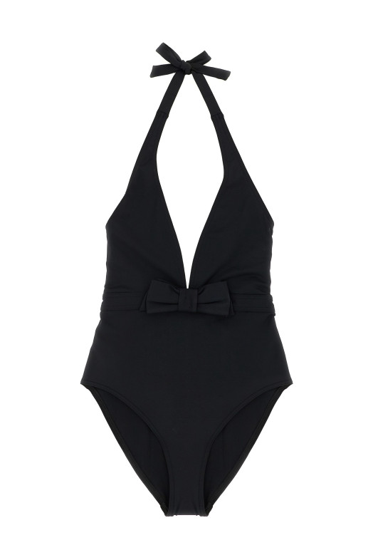 'Couture' one-piece swimsuit Black