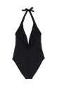 'Couture' one-piece swimsuit Black