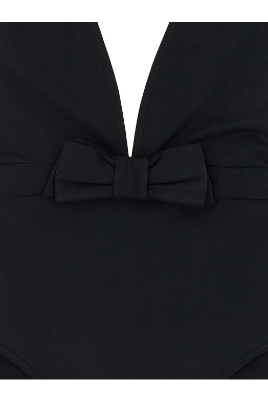'Couture' one-piece swimsuit Black