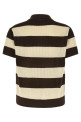 Chain stitch polo shirt Multicolor