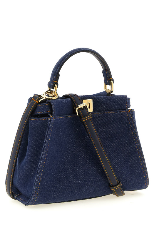 'Peekaboo' mini handbag Blue