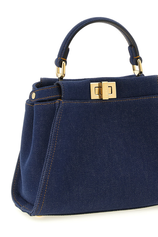 'Peekaboo' mini handbag Blue