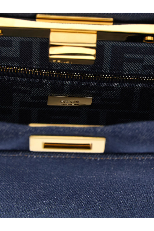 'Peekaboo' mini handbag Blue