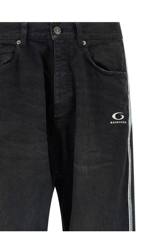 Japanese twill jeans Black