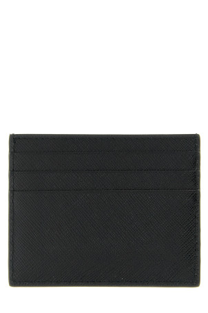 Картодержатель с логотипом, черный PRADA 1MC025QHHF0002