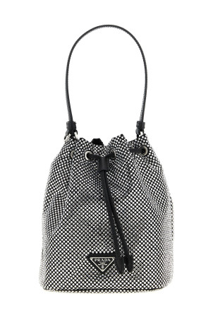 'Crystal' bucket bag Gray