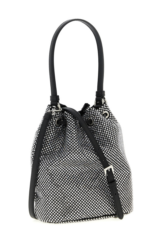 'Crystal' bucket bag Gray