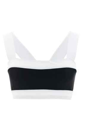 'Plonge' bikini top - 'Active' line Black-grey