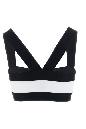 'Plonge' bikini top - 'Active' line Black-grey