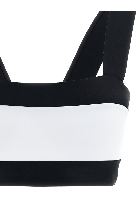 'Plonge' bikini top - 'Active' line Black-grey