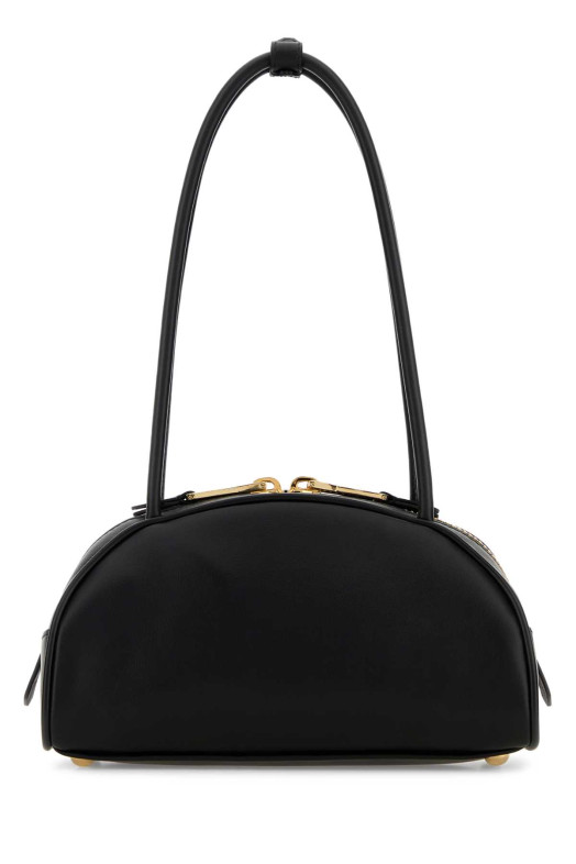 Black leather Beau shoulder bag Black MIU MIU (5BB1922CRW)