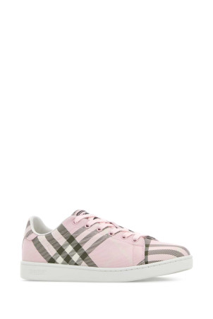 Кроссовки из канваса с вышивкой BURBERRY (8123304)