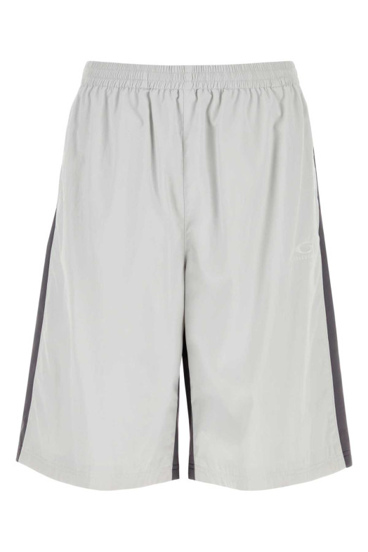 Двухцветные бермуды из технической ткани BALENCIAGA (866539TUO05)