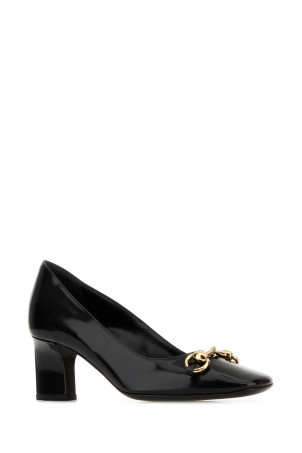 Black leather Signora pumps Black GUCCI (866881CLG00)