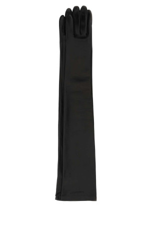 Чорні шкіряні рукавички Black BALENCIAGA (8715814G3B7)