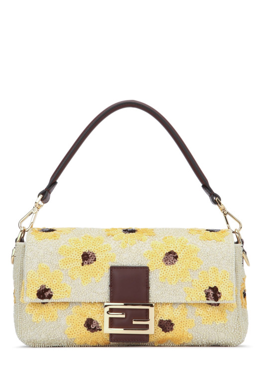 BAGUETTE DENIM RICAMO F FENDI (8BR600AWVO)