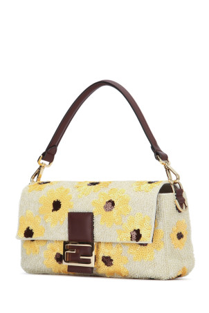 BAGUETTE DENIM RICAMO F FENDI (8BR600AWVO)