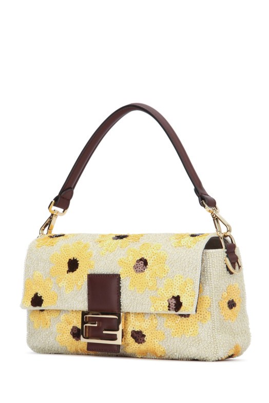 BAGUETTE DENIM RICAMO F FENDI (8BR600AWVO)