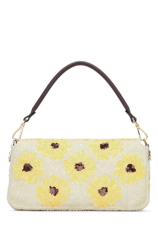 BAGUETTE DENIM RICAMO F FENDI (8BR600AWVO)