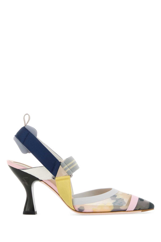 Multicolor mesh Colibri pumps FENDI (8J6851AY1B)