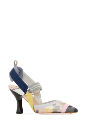 Multicolor mesh Colibri pumps FENDI (8J6851AY1B)