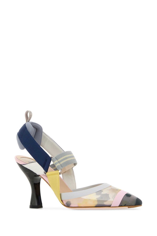 Multicolor mesh Colibri pumps FENDI (8J6851AY1B)