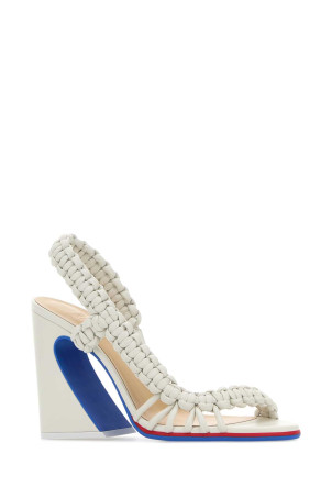 White leather Fendi Arc sandals FENDI (8X8917AWL0)