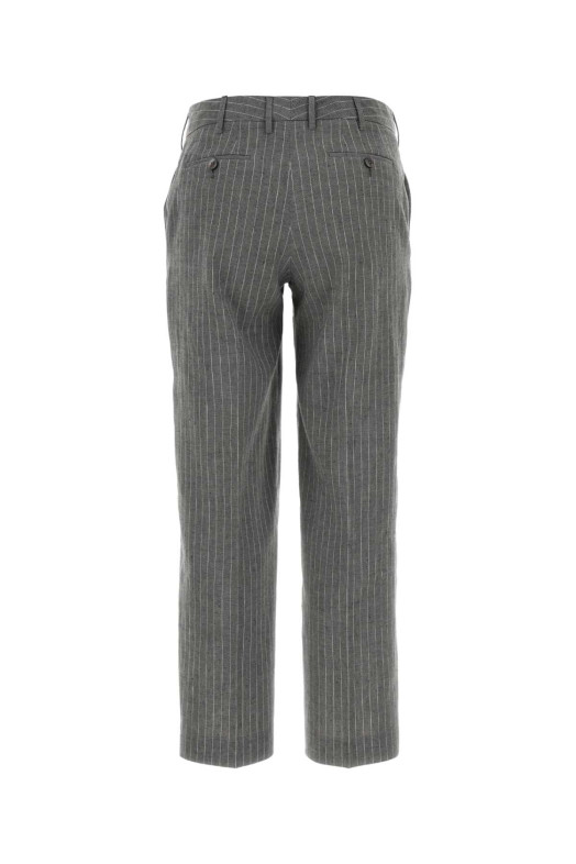 Брюки Emma из смешанного льна с вышивкой, модель PT TORINO (CDVSEAZ00STDLB09)