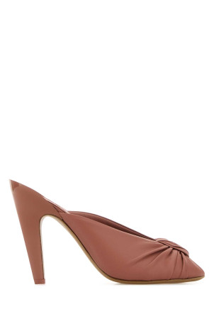 Dark pink leather Suzie mules Pink CHLOE (CH26U18BXA)