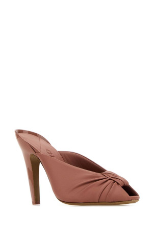Dark pink leather Suzie mules Pink CHLOE (CH26U18BXA)