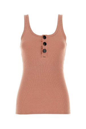 Dark pink cotton tank top CHLOE (CH26UJH02089)