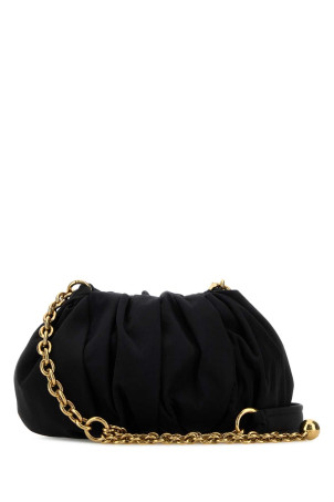 Black canvas ChloÃ© PlissÃ© shoulder bag CHLOE (CH26US765S25)