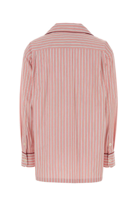 Embroidered poplin oversize shirt DOLCE & GABBANA (F5U28TFR517)